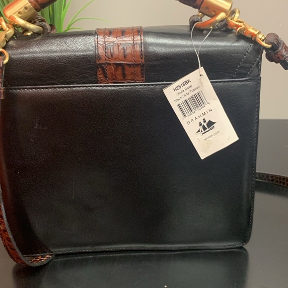 NWT Brahmin Vintage Olivia Rose Black Lady Tuscan & EUC coordinated wallet - Picture 6 of 14